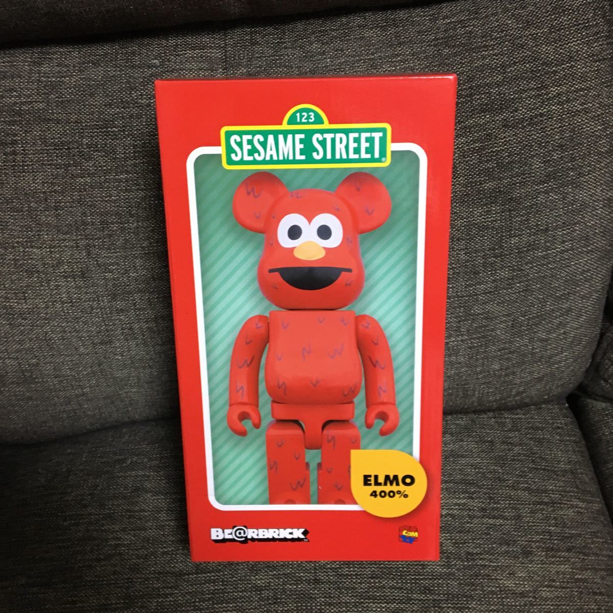 【激レア】BE@RBRICK ベアブリック 400% フィギュア メディコム・トイ セサミストリート ELMO