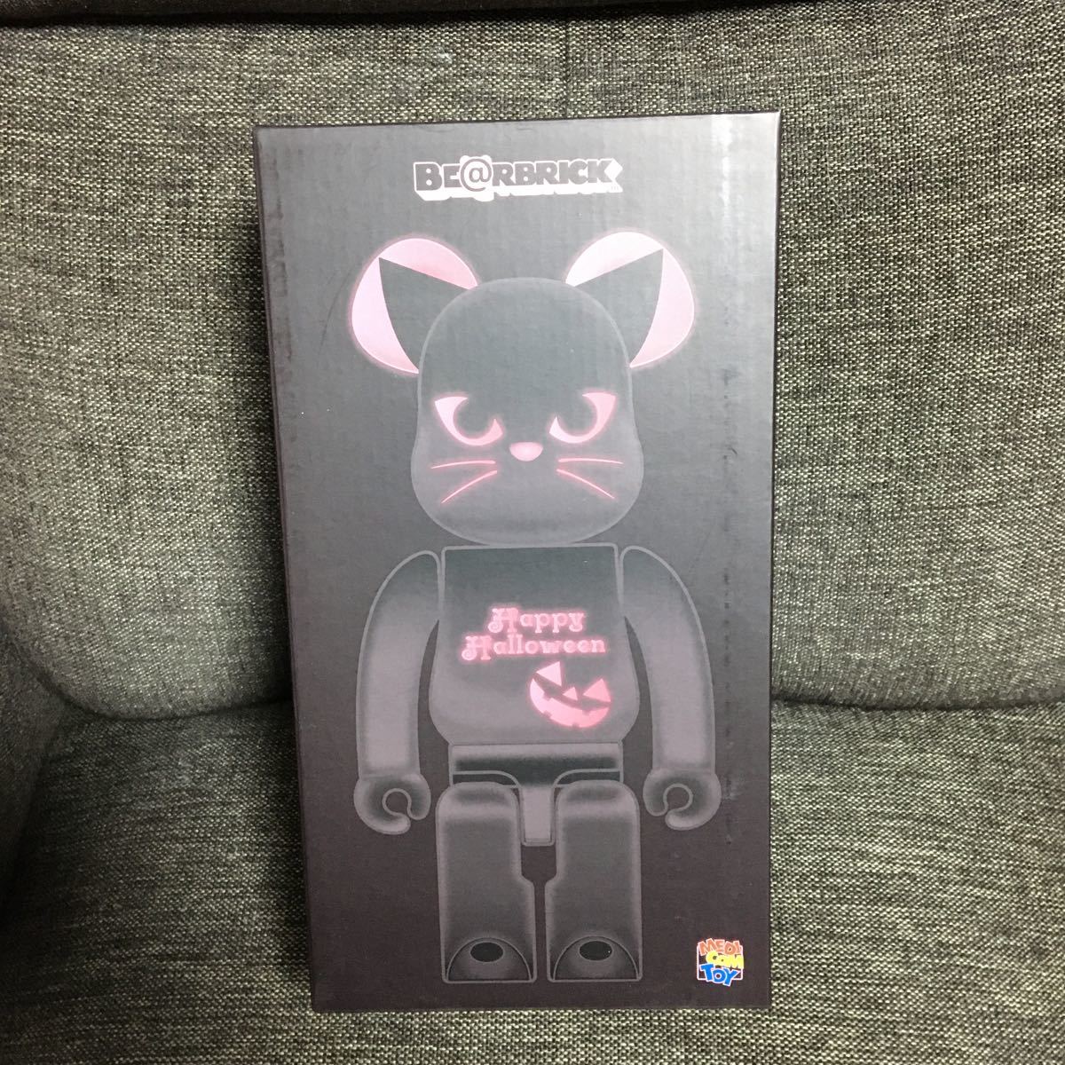 【激レア】BE@RBRICK ベアブリック 400% フィギュア メディコム・トイ HAPPY HALLOWEEN ピンク_画像1