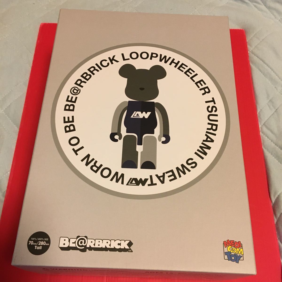 【激レア】BE@RBRICK ベアブリック 400% フィギュア メディコム・トイ LOOPWHEELER 100%＆400%