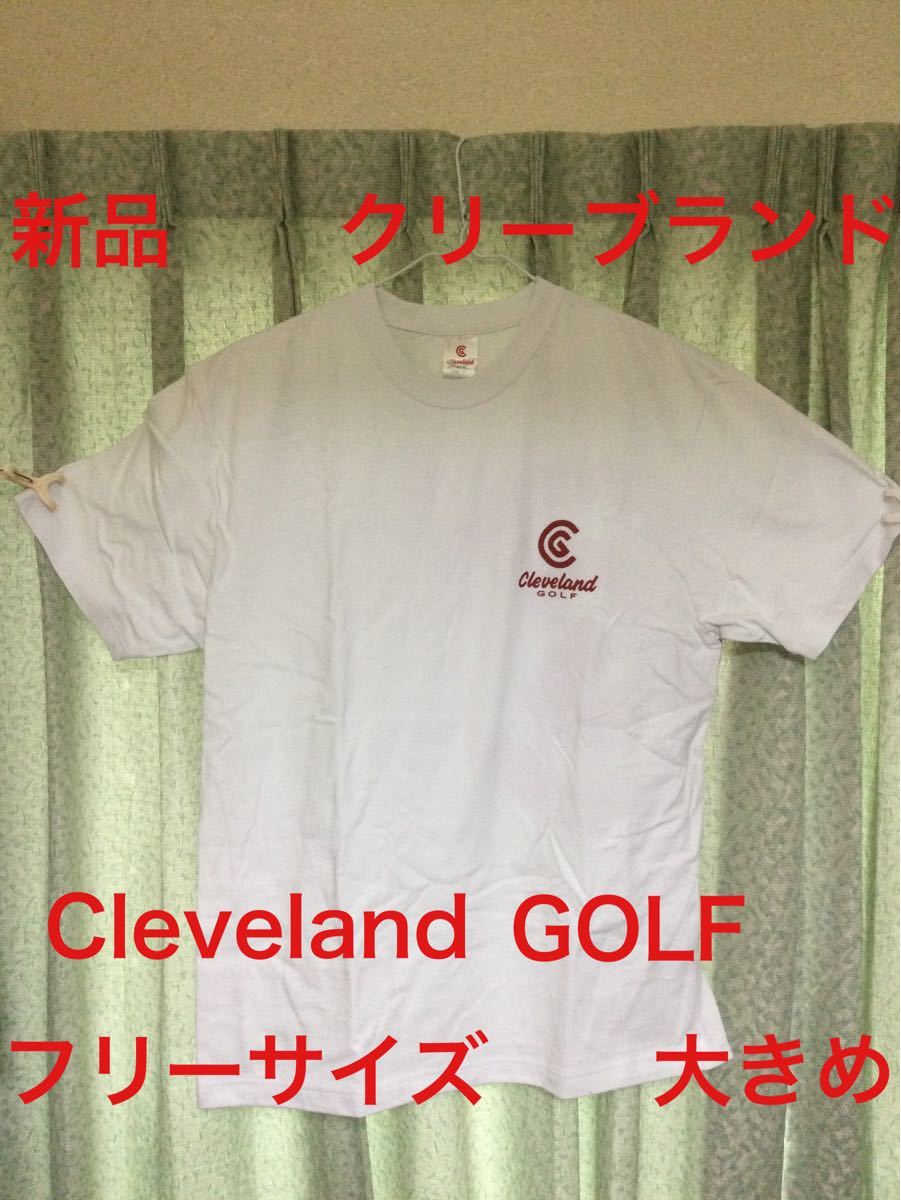 新品　クリーブランド　ゴルフ　Tシャツ　Cleveland  GOLF  バックプリント