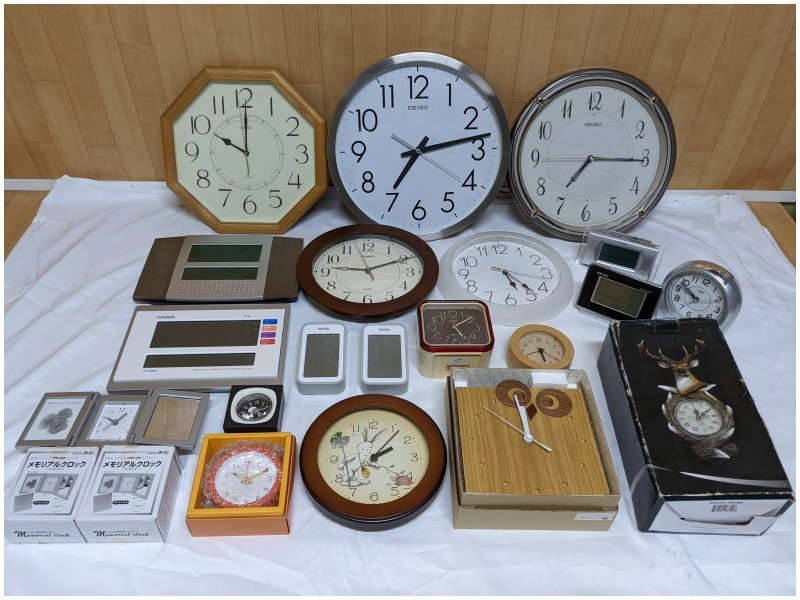 G1047M 時計色々22点目覚まし時計電子時計掛け時計置き時計的详细信息| 雅虎拍卖代拍| FROM JAPAN