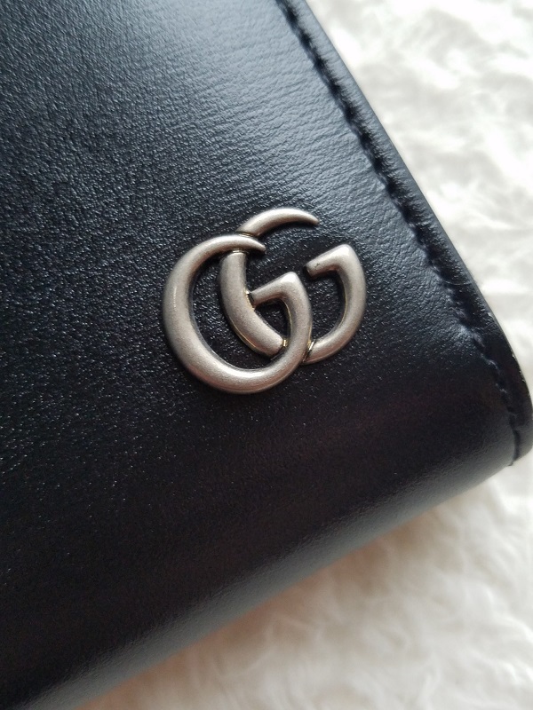 新品 GUCCI グッチ GGマーモント ジップ アラウンド 長財布 Black