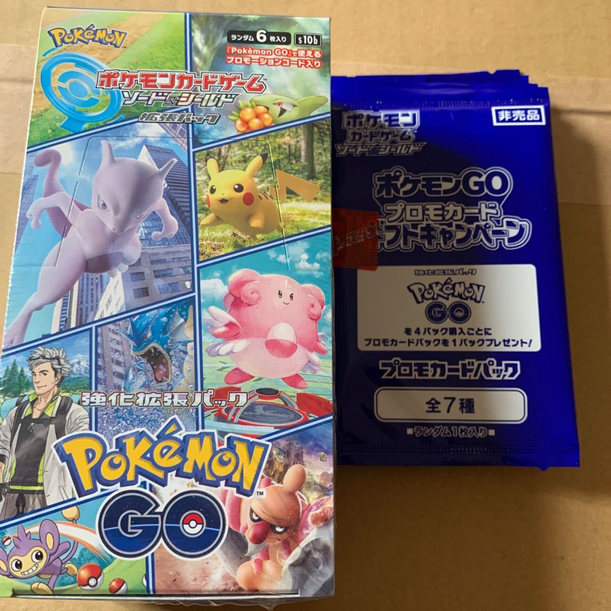 シュリンク付き ポケモンカードゲーム ソード＆シールド 強化拡張パック Pokemon GO BOX
