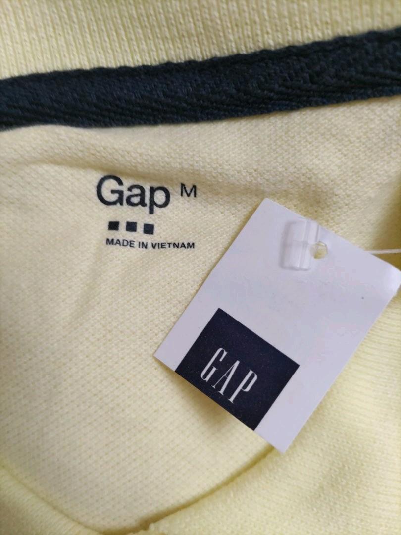 GAP ギャップ 半袖ポロシャツ 黄色 sizeM_画像9