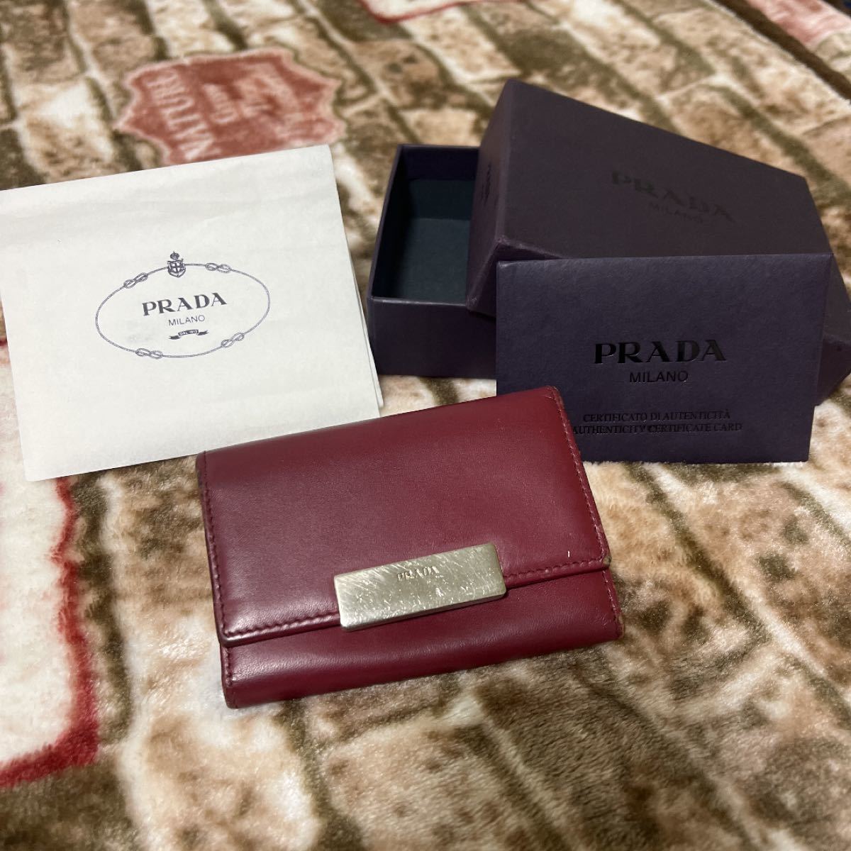 希少 alKL0-m78352267991 プラダPRADA キーケース 値下げ キーケース