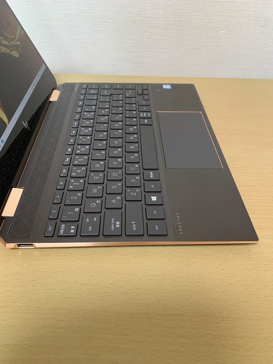 タッチパネル2in1 HP Spectre X360/Core i5-8265U/8GB/500GB NVMe/13.3型