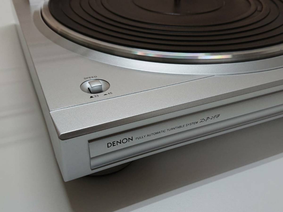 □DENON レコードプレーヤー DP-29F デノン PHONOイコライザー内蔵