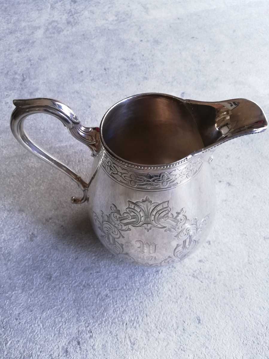 銀製品 1900年代初頭 Tiffany & co ミルクピッチャー カトラリー 銀製品 1900年代初頭 Tiffany & co ミルクピッチャー カトラリー