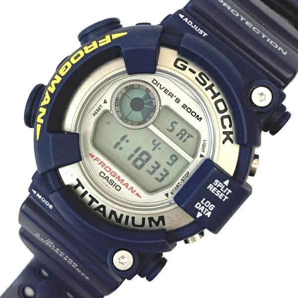 未使用】 カシオ G-SHOCK 腕時計 フロッグマン DW-8200NK-2JR ネイビー
