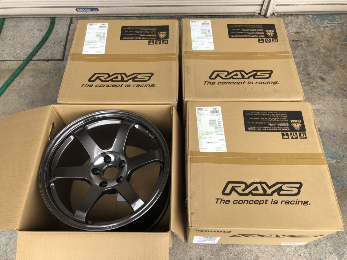 【激安セール】 新品即納 レイズ TE37SAGA 18in 11J +15 114.3 4本セット ボルクレーシング RAYS 在庫品 5穴