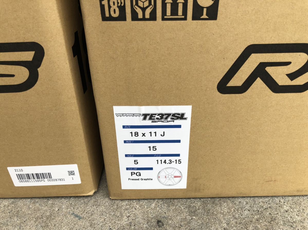 新品即納 レイズ TE37SAGA 18in 11J +15 114.3 4本セット ボルクレーシング RAYS 在庫品_画像4