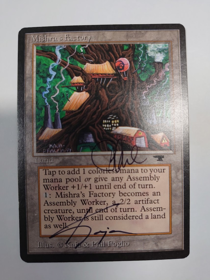MTG Kaja Foglio & Phil Foglio autographed mishula MTG Kaja Foglio & Phil Foglio autographed mishula