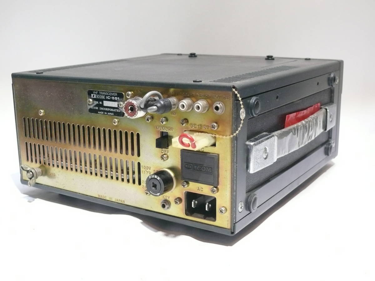 アイコム 50MHz トランシーバー 無線機 IC-551 オールモード