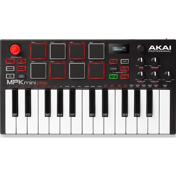 ☆AKAI Professional MPK MINI PLAY / スタンドアローン・ポータブル ...
