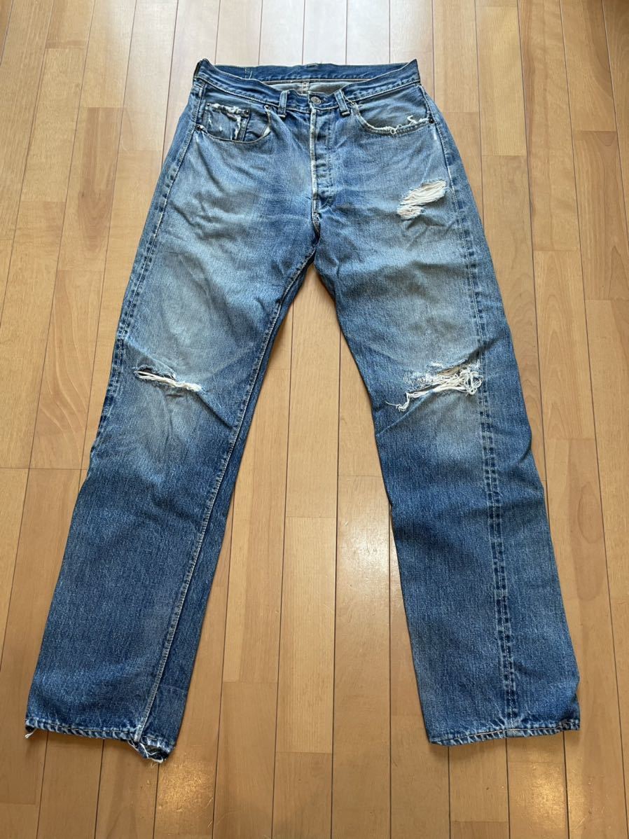 オリジナルヴィンテージリーバイスLEVIS 501XX ダブルX ダメージデニム