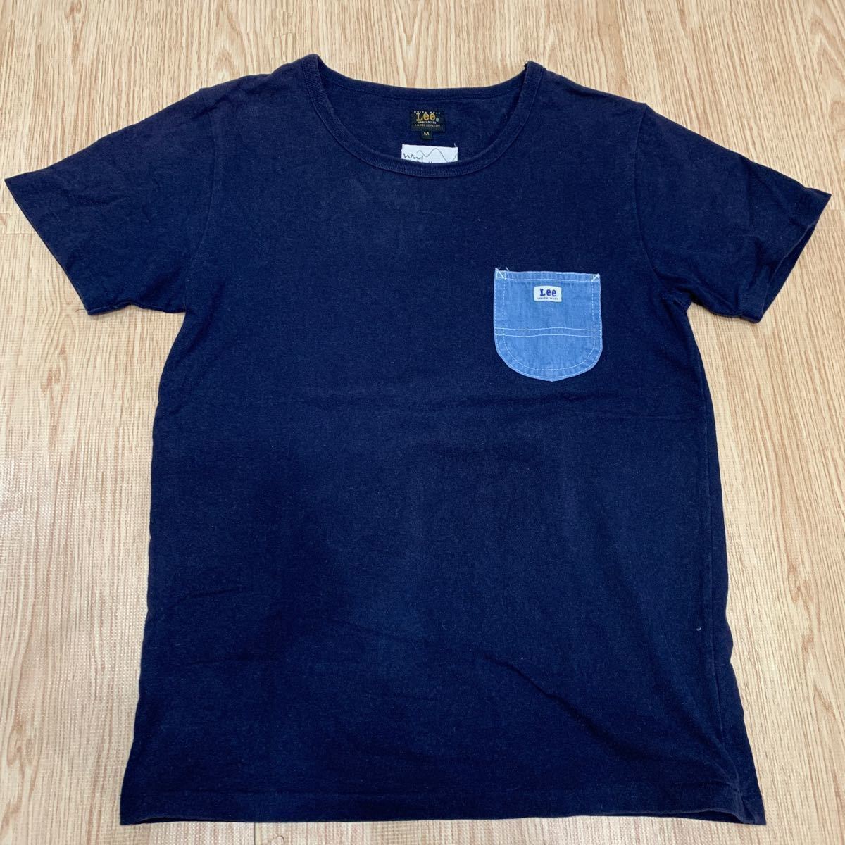 Lee ポケットTシャツ　ネイビー