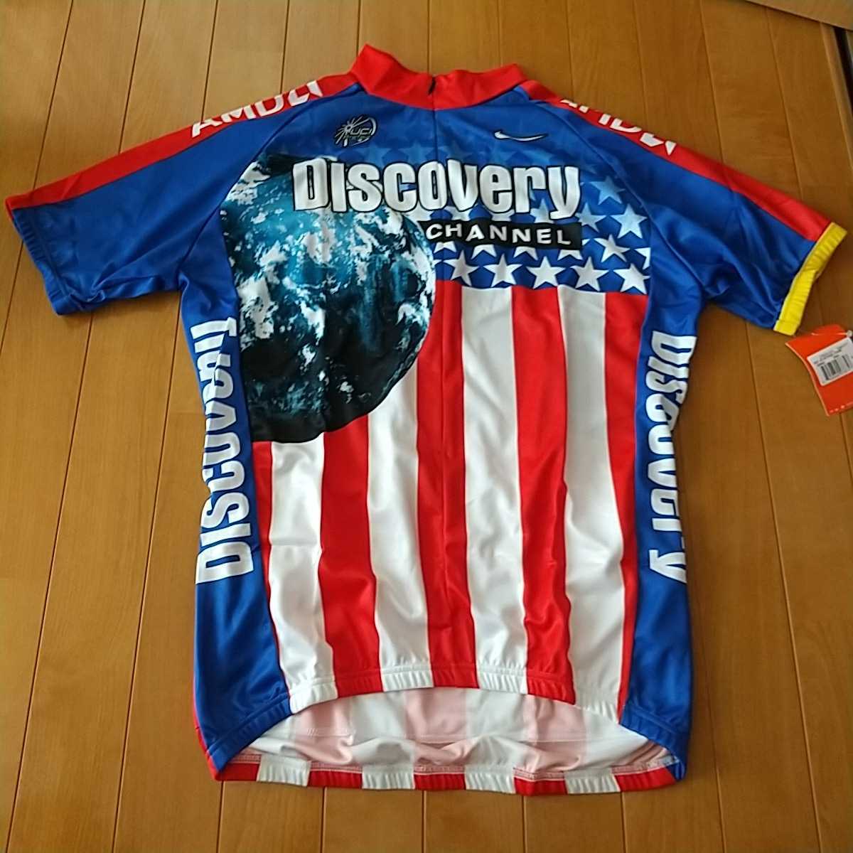 ◆ナイキ NIKE Discovery '07 USA Champion SS Jersey ジャージ　1/2ジップ半袖 L _画像1