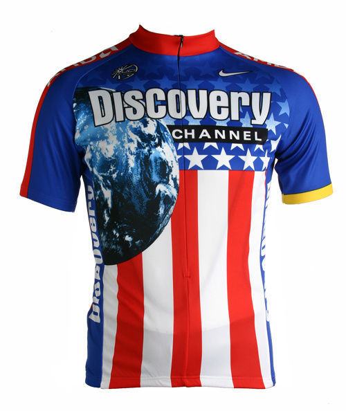 ◆ナイキ NIKE Discovery '07 USA Champion SS Jersey ジャージ　1/2ジップ半袖 L _画像2