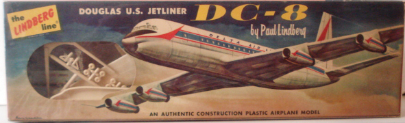 ◯ LINDBERGリンドバーグ／ ダグラス US ジェットライナー DC-8 「デルタエア」 未開封_画像1