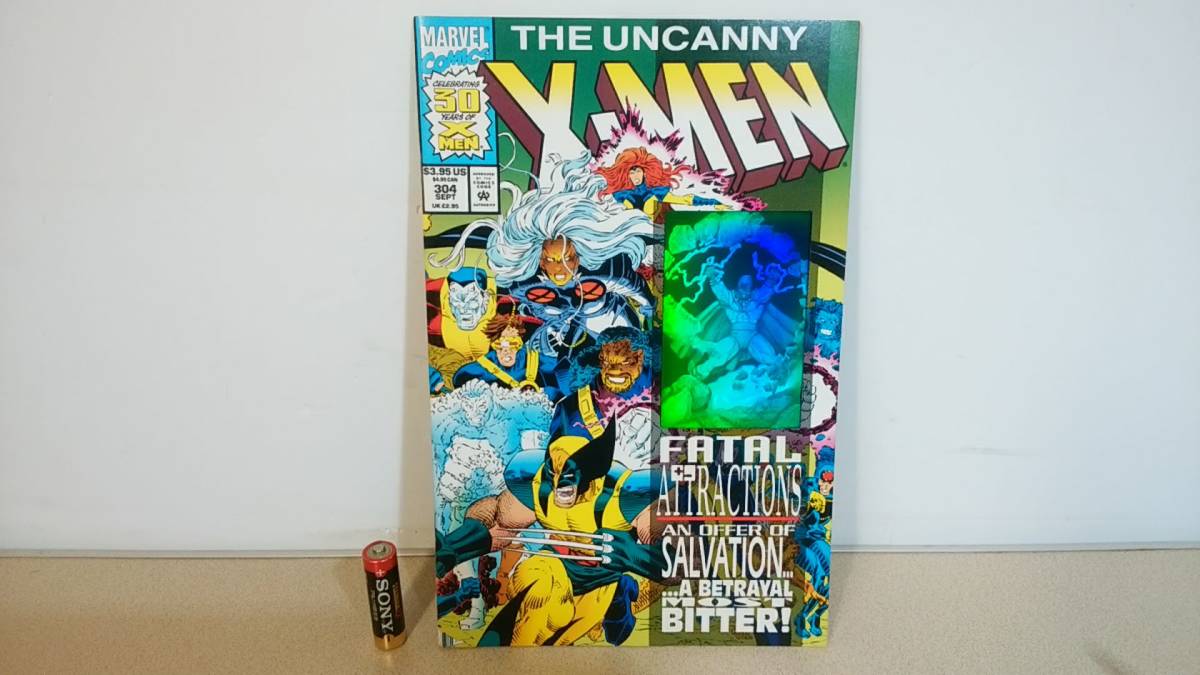 American comics アメコミ「THE UNCANNY X-MEN・アンキャニィ X-メン」Vol.1 No.304・September,1993 MARVEL COMIC・マーベル・コミックスの画像1