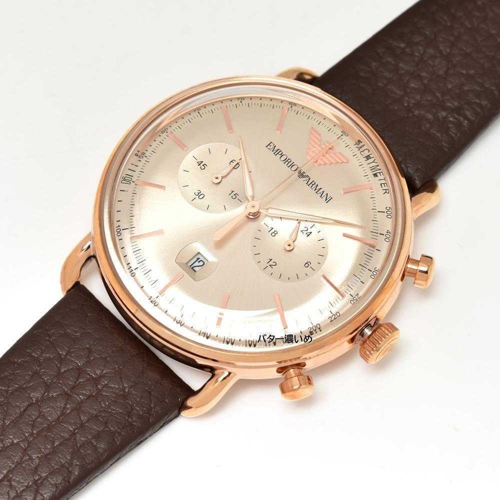 新品 エンポリオアルマーニ EMPORIO ARMANI 腕時計 メンズ クロノ