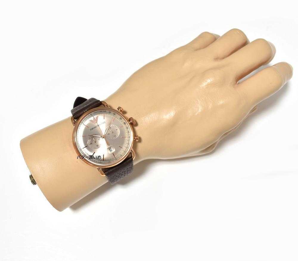 新品 エンポリオアルマーニ EMPORIO ARMANI 腕時計 メンズ クロノ