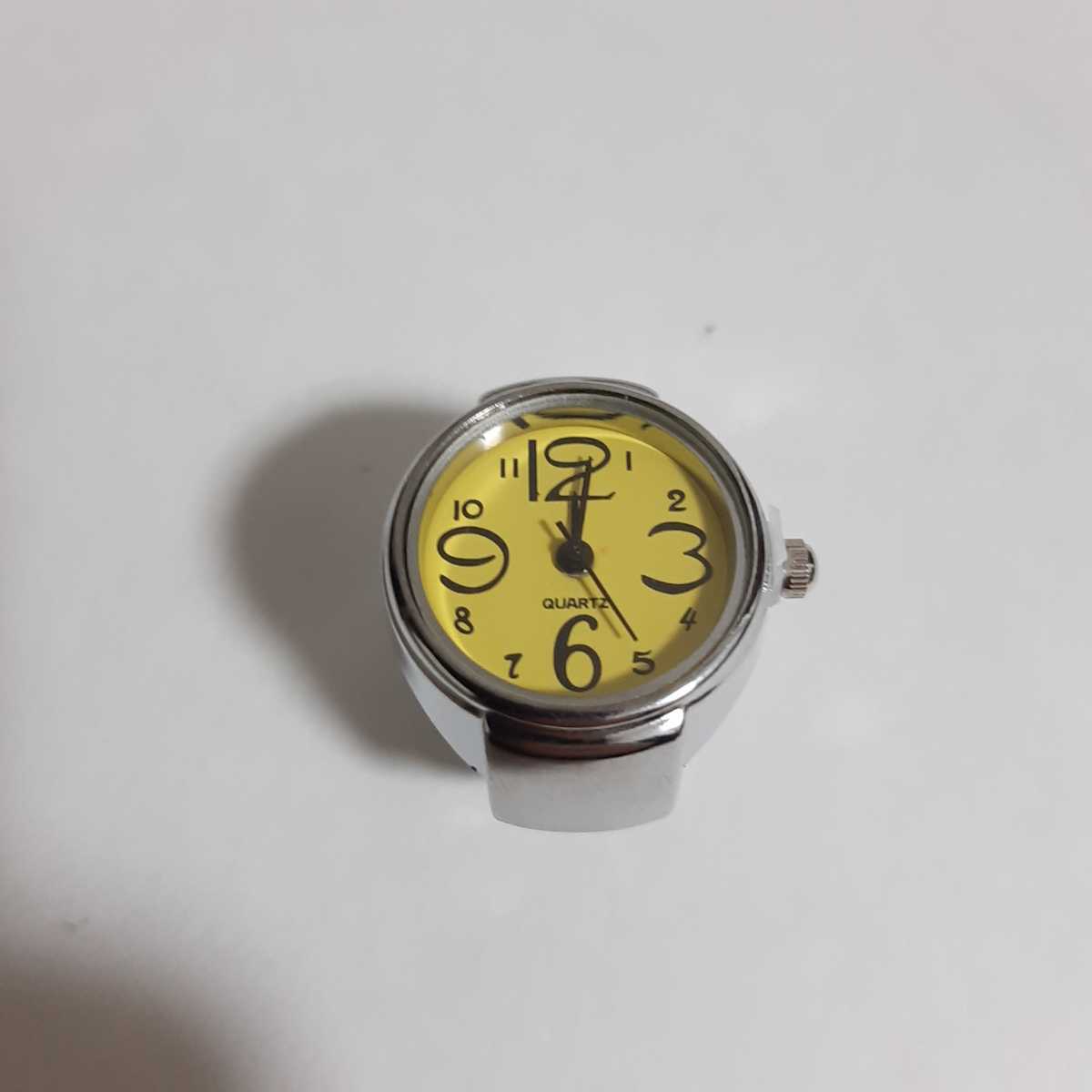 新品　未使用　指輪　時計　シンプル　9色対応　黄色　11_画像5