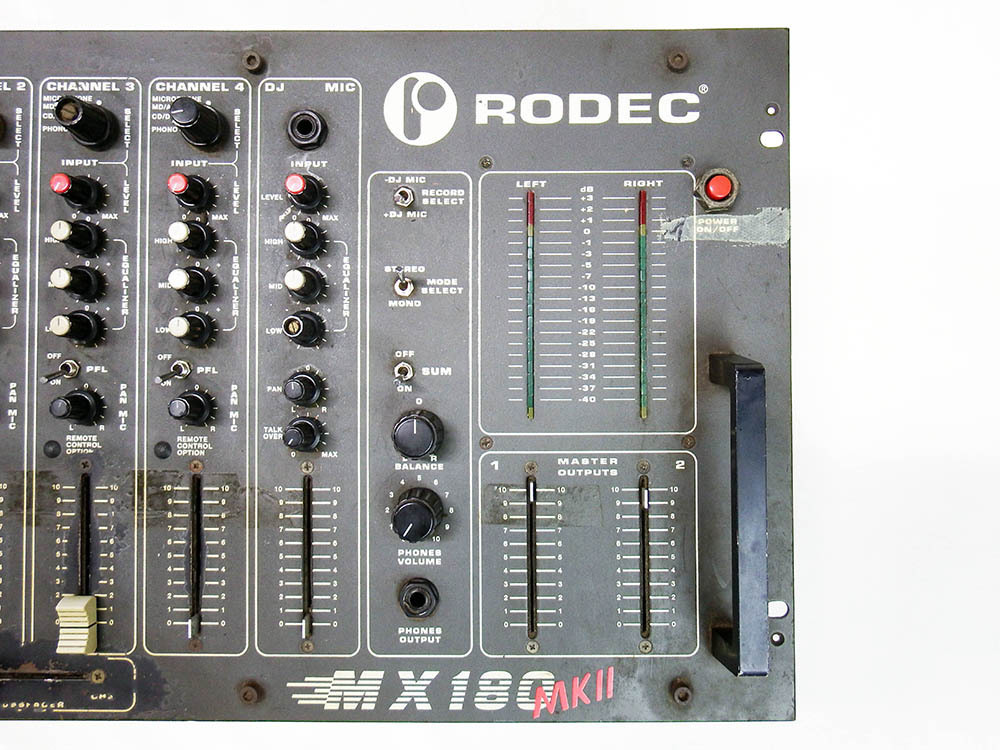 予約販売 RODEC DJミキサー MX180 abamedyc.com