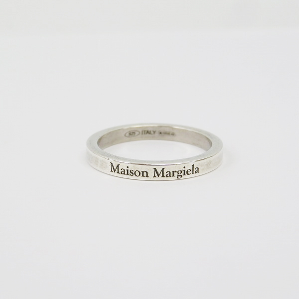 MAISON MARGIELA/メゾン マルジェラ SLIM LOGO RING/ロゴシルバー