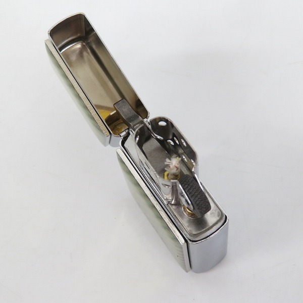 2)ZIPPO/ジッポー LARK/ラーク 1937レプリカ HYBRID 縞模様 プレート