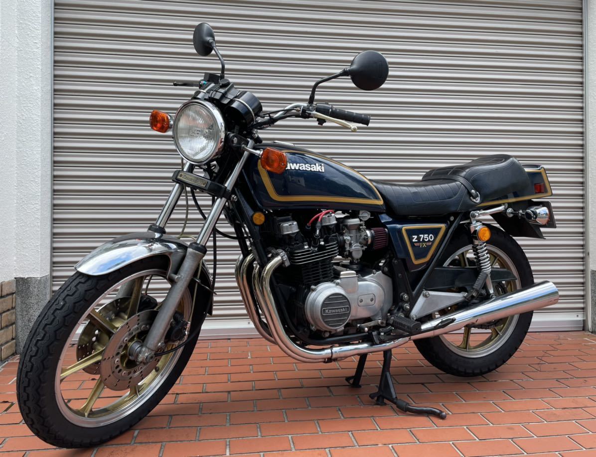 100万円スタート！【車検付極上車】Z750FX Ⅱ 走行距離少 セミレストア車両 カワサキ KH マッハ Z CB GS旧車 絶版車_画像1