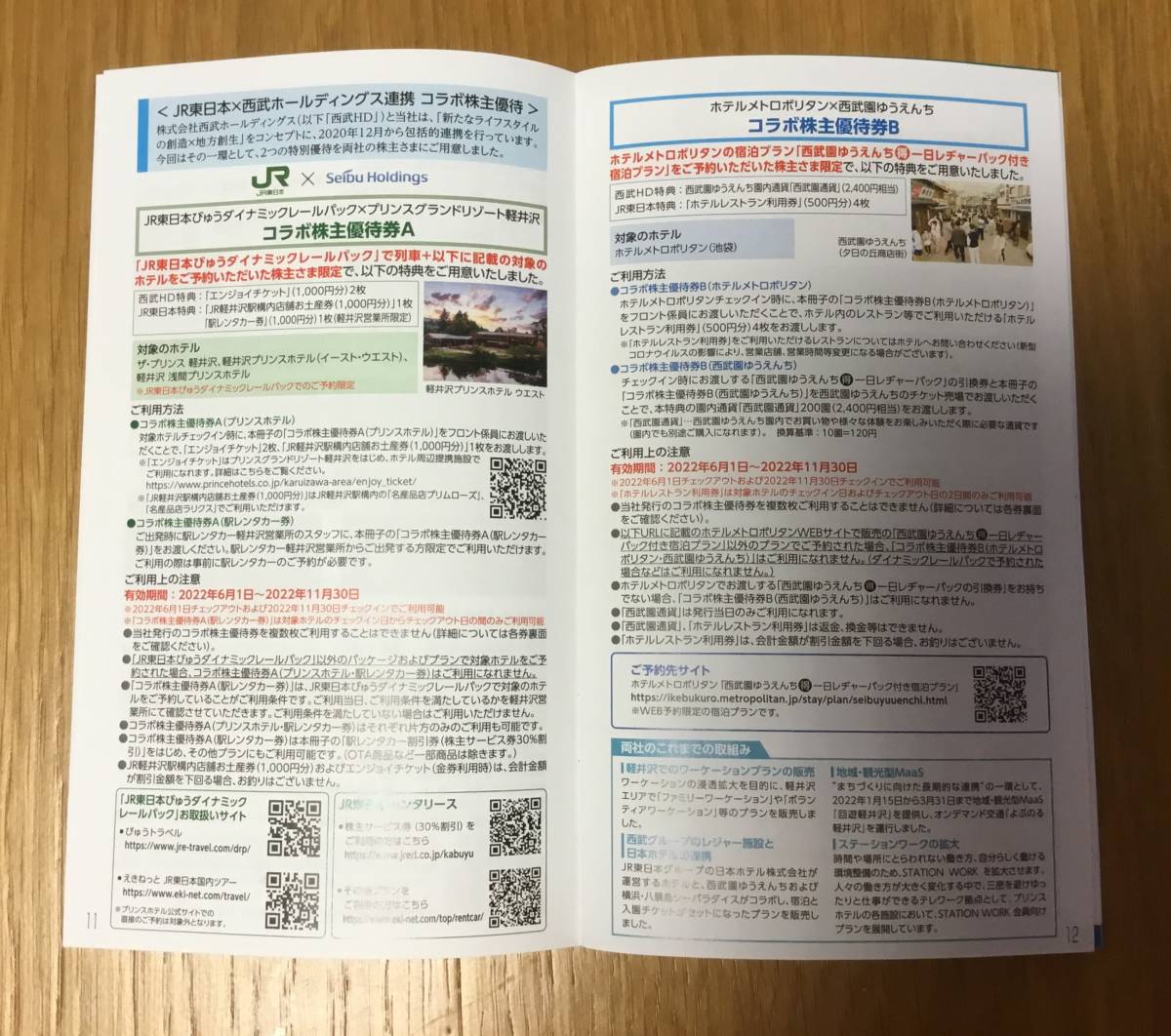 すずらん JR東日本 株主優待券 20枚b 通販 西武ホールディングス JR東日本びゅうダイナミックレールパック、他優待券