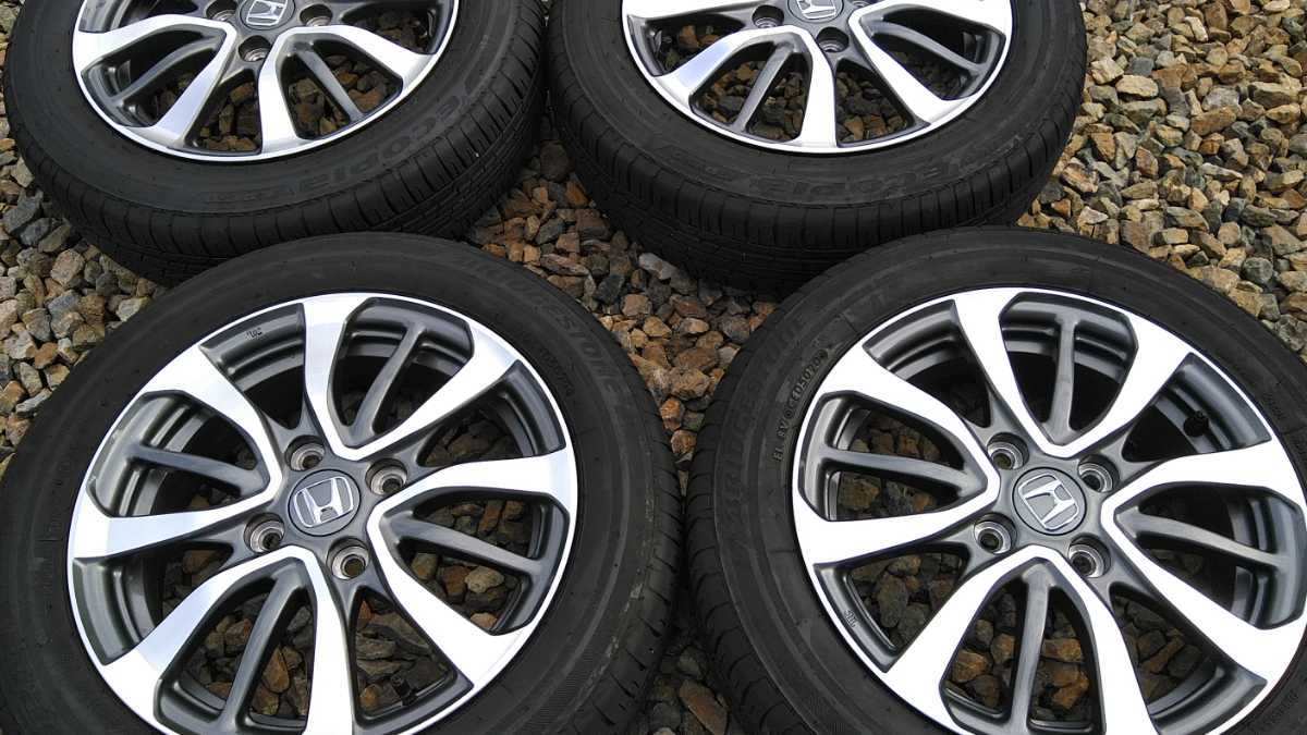 美品 純正 N-BOX アルミホイール 155/65R14 ブリヂストン エコピア 溝