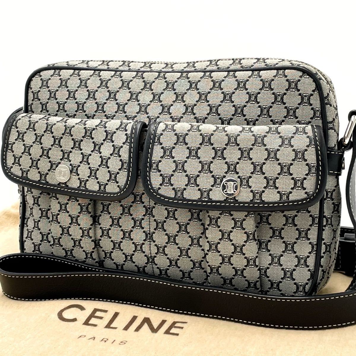 希少メンズモデル】CELINE セリーヌ ボディバッグ ショルダー 黒