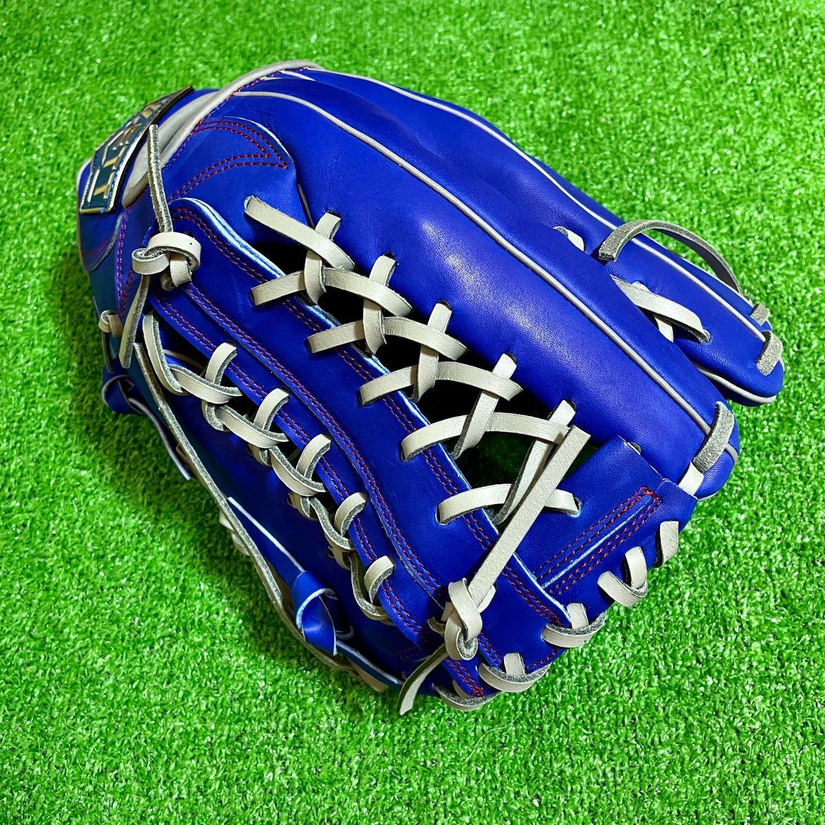 新品 タグ付き 台湾ZETT 硬式用 外野手用 グローブ ブルー 新品 タグ付き 台湾ZETT 硬式用 外野手用 グローブ ブルー