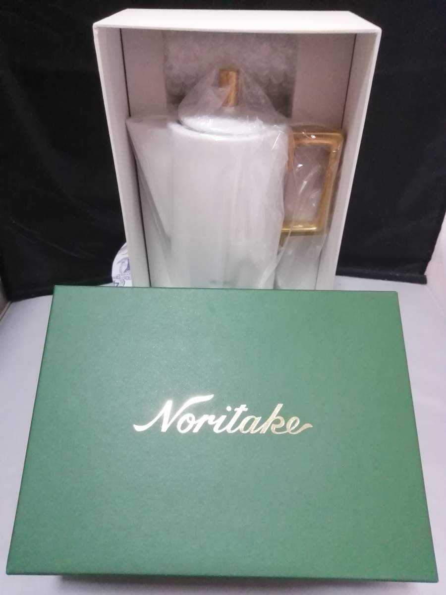 新品未使用◆自宅保管 ノリタケ リズモライン アミ　ポット NORITAKE ※受注生産品_画像1