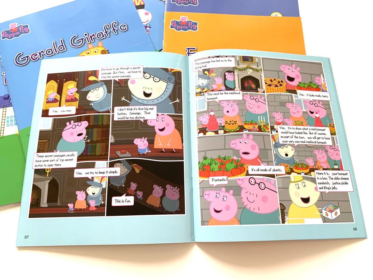 peppa pig ペッパピッグ漫画版シリーズ5 全冊音源付 動画付　新品