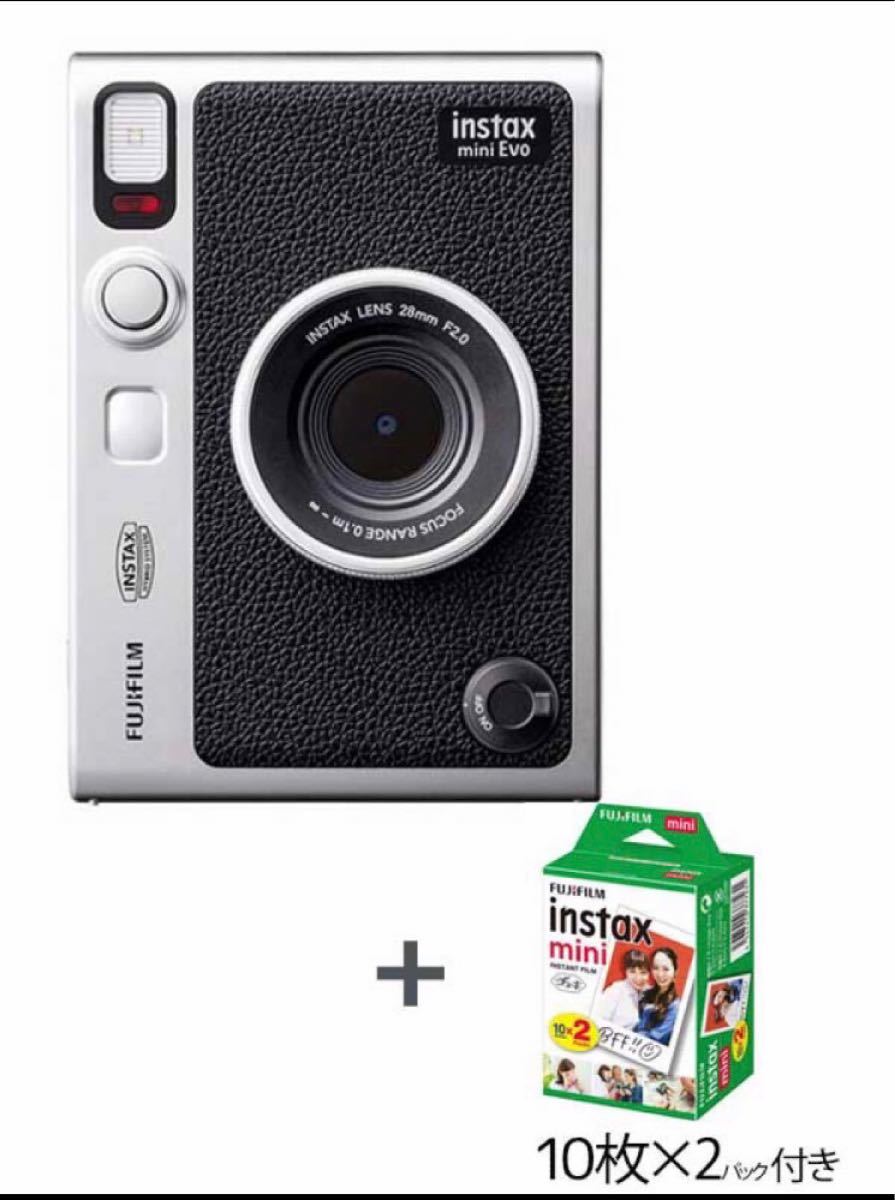 富士フイルム FUJIFILM チェキ instax mini Evo 新品未使用 フィルム付