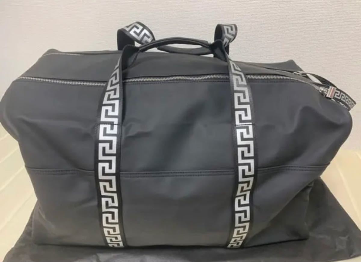 VERSACE ヴェルサーチ ボストンバック メデューサ ロゴテープ 3
