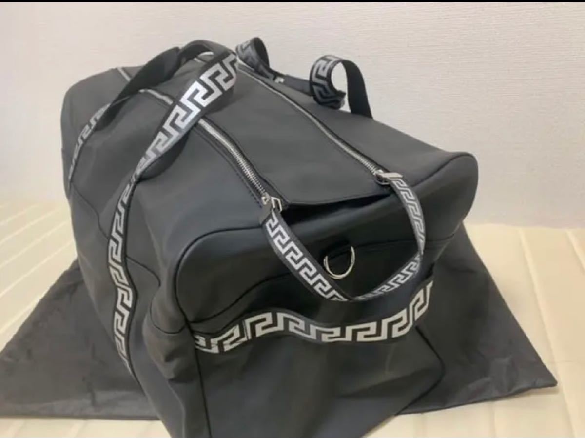 VERSACE ヴェルサーチ ボストンバック メデューサ ロゴテープ 4