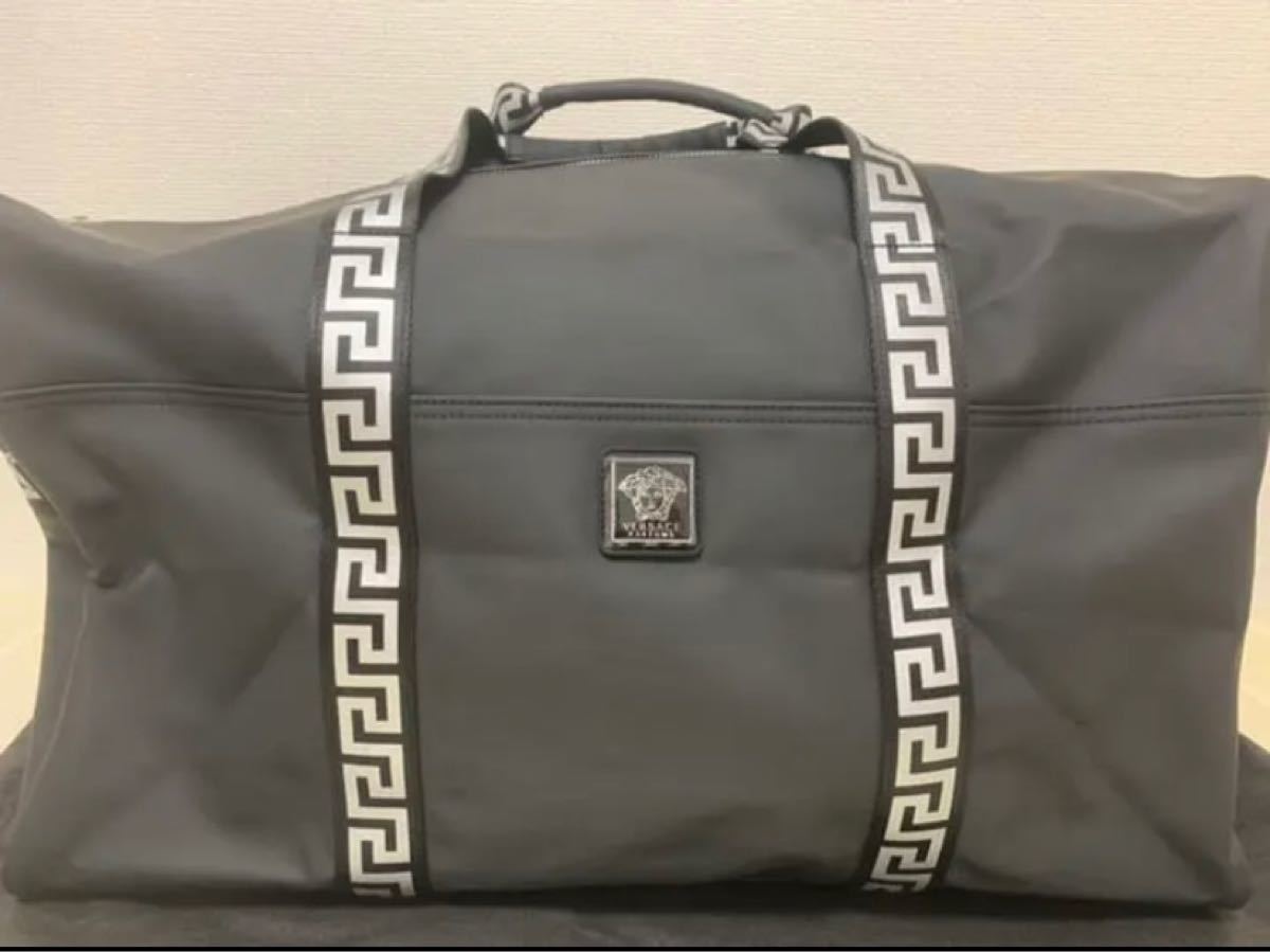 VERSACE ヴェルサーチ ボストンバック メデューサ ロゴテープ 1