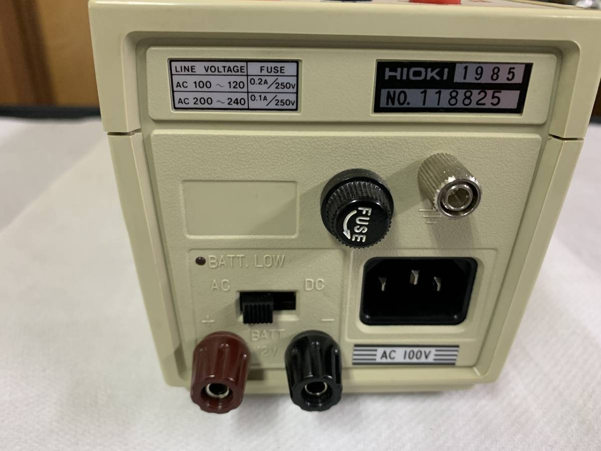 HIOKI 日置電機 マイクロハイコーダ 8202 電流 電圧 記録計 HIOKI 日置電機 マイクロハイコーダ 8202 電流 電圧 記録計