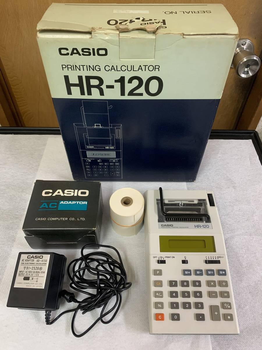 Casio Casio HR-120 Электронная записная калькулятор Принтер. Расчет 10 цифр.