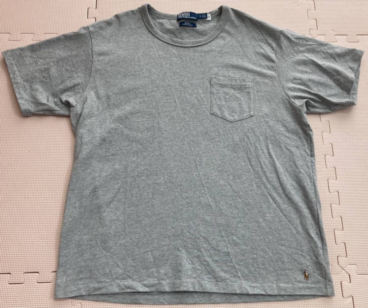 POLO RALPH LAUREN for BEAMS / Heavy Weight T-Shirt グレーLラルフ