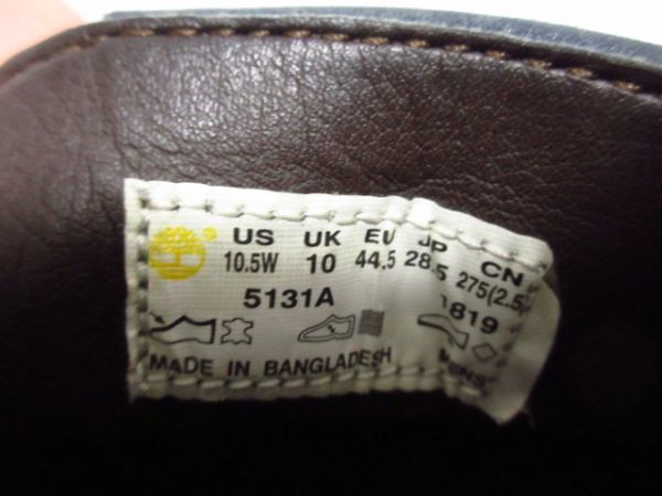 ★Timberland★28.5cm ティンバーランド チャッカブーツ ビジネスシューズ メンズ 本革 靴 レザー 大きいサイズ 10.5 ブラウン ハイカット_画像4
