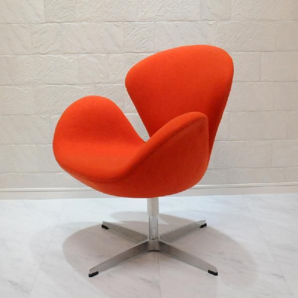 s one стул a Rene Jacobsen orange ткань swanchair swan chair дизайнерский мебель персональный стул стул стул li Pro канал 