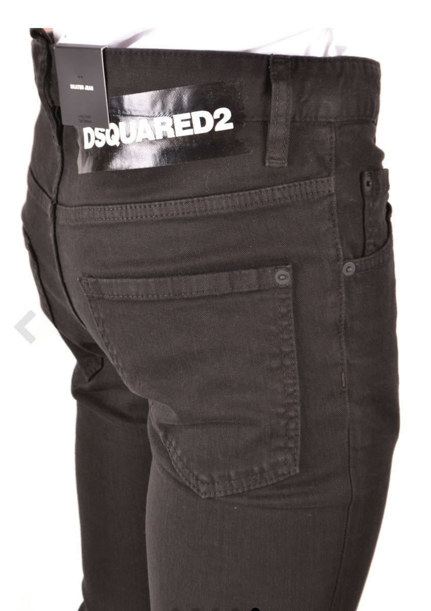 新品 正規品 19AW ディースクエアード ブラック デニム 42 SKATER JEAN