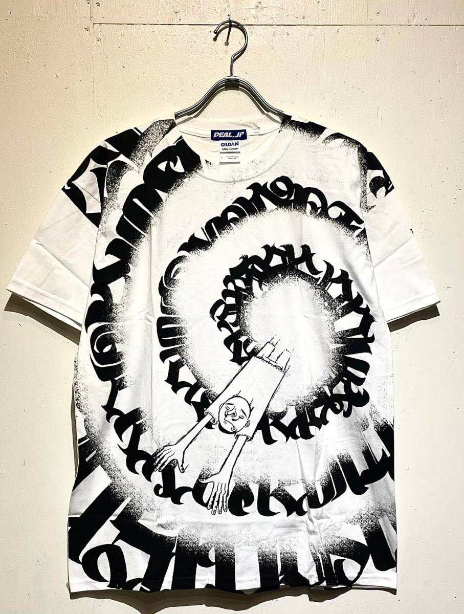【新品4点】DEAL CASPERxESOW Tシャツ(WHITE/L),Gisgood GロゴTシャツ(KHAKI/L),ESPIONAGE メッシュキャップ,ILLEST ロゴバンダナ_画像2