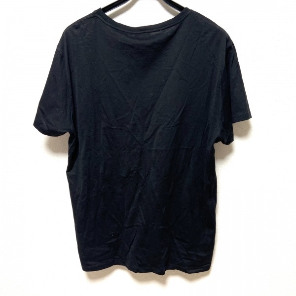 セリーヌ CELINE 半袖Tシャツ サイズXL - 黒×アイボリー メンズ クルーネック トップス_画像2