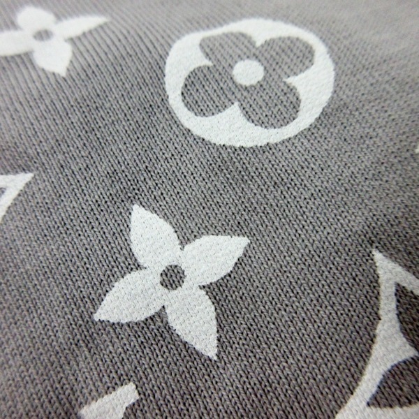 ルイヴィトン LOUIS VUITTON 半袖Tシャツ サイズM 1A8FGT - グレー×白